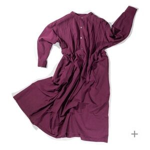 Ichi Random Tuck Band Shirt Dress (One Size)